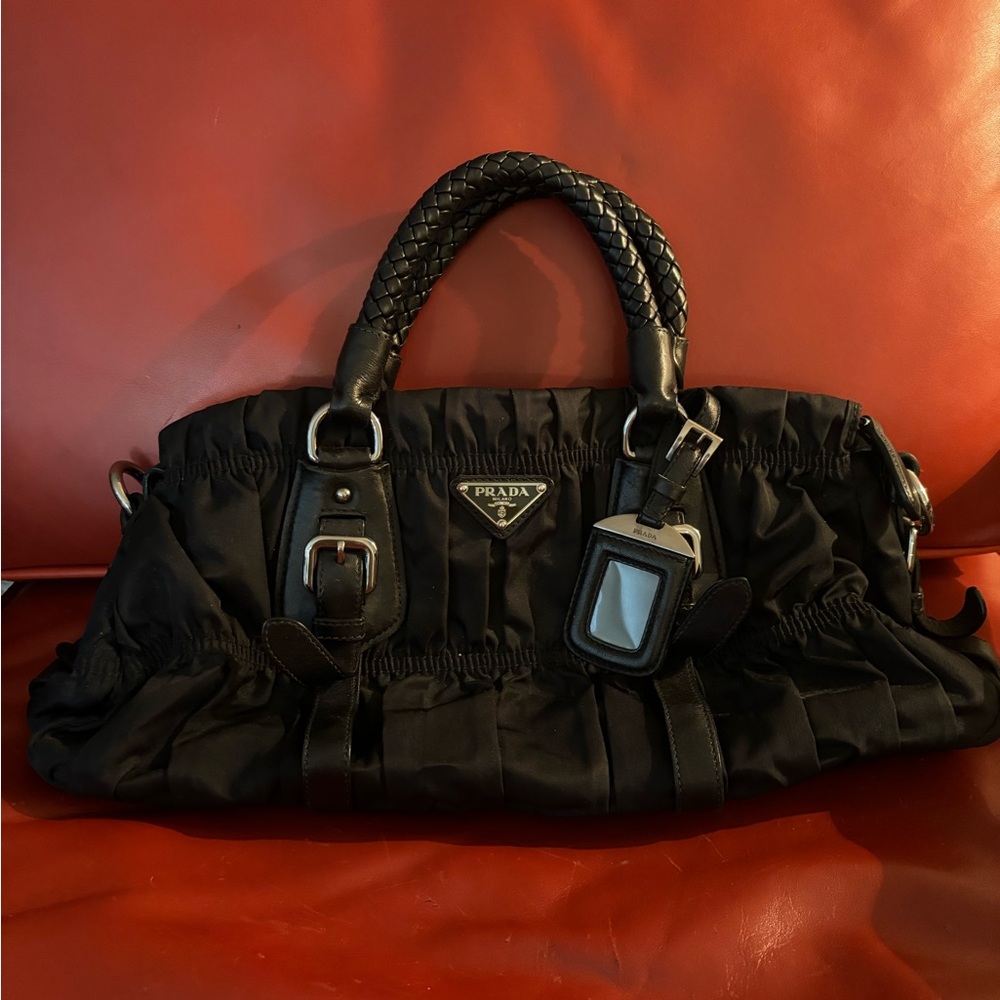 Prada Tessuto Gaufre Handbag Nylon